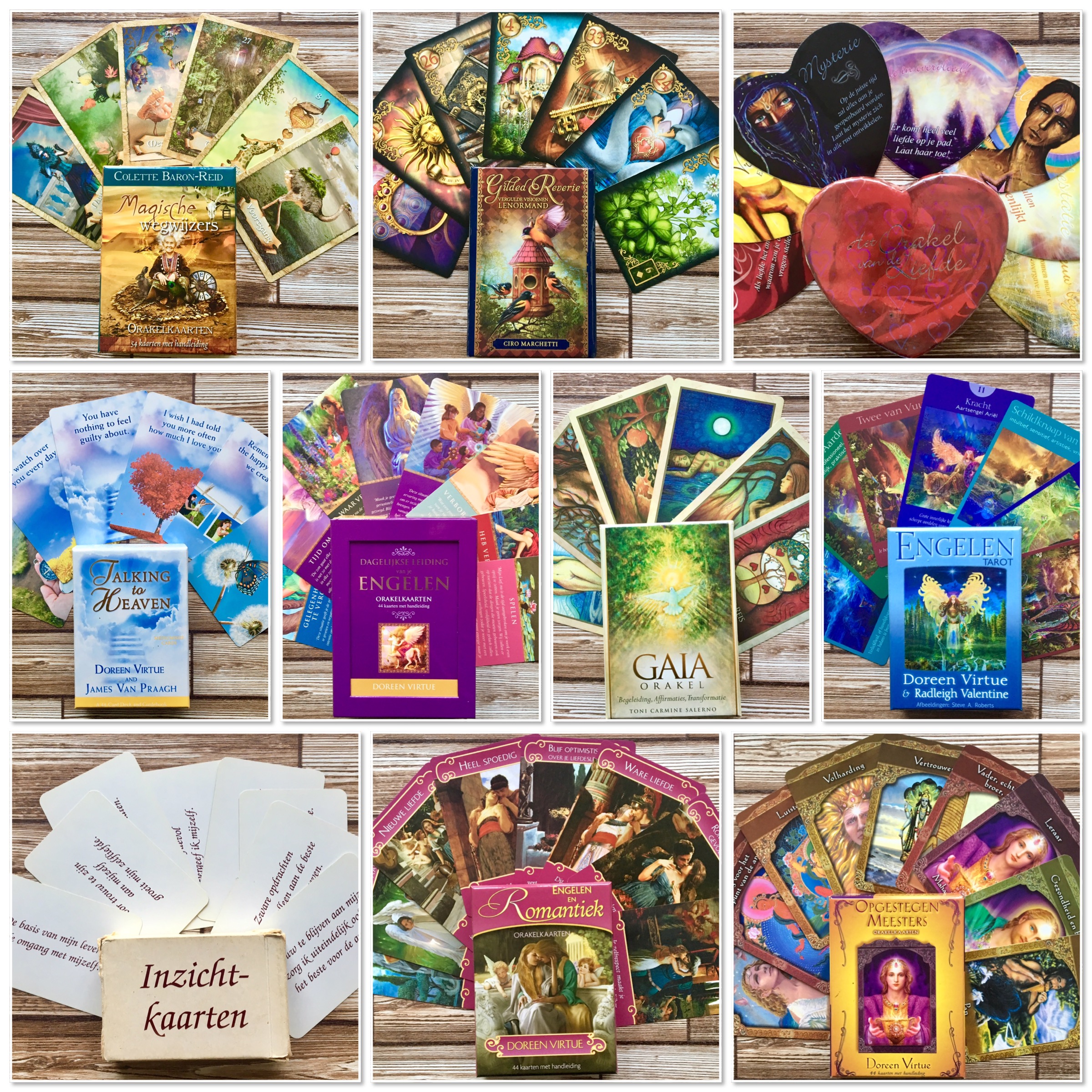 Overzicht van kaarten waarmee inzicht wordt verkregen